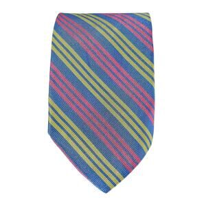 BROOKS BROTHERS 346 MEN'S PASTEL STRIPED 100% SILK 3.5" NECK TIE FE2422A